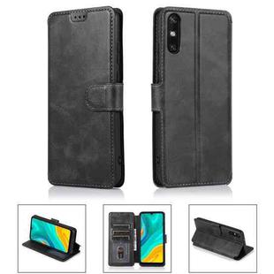 For Huawei Enjoy 10e Shockproof PU + TPU Leather Phone Case(Black)