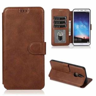 For Huawei Maimang 6 Shockproof PU + TPU Leather Phone Case(Brown)