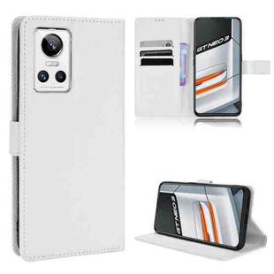 For OPPO Realme GT Neo3 Diamond Texture Leather Phone Case(White)