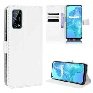 For OPPO Realme V5 5G / Q2 / 7 5G Diamond Texture Leather Phone Case(White)