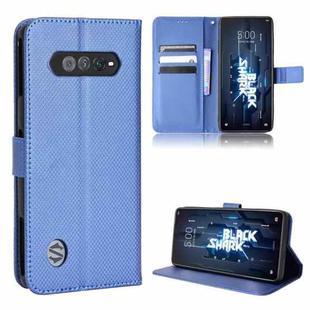 For Xiaomi Black Shark 5 RS Diamond Texture Leather Phone Case(Blue)