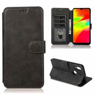 For Xiaomi Redmi 7 Shockproof PU + TPU Leather Phone Case(Black)