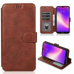 For Xiaomi Redmi 8 Shockproof PU + TPU Leather Phone Case(Brown)