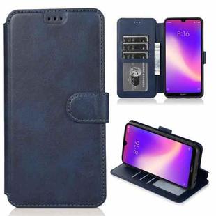 For Xiaomi Redmi 8 Shockproof PU + TPU Leather Phone Case(Blue)