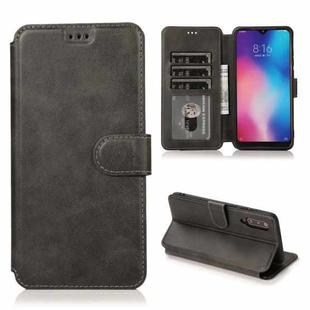 For Xiaomi Mi 9 Shockproof PU + TPU Leather Phone Case(Black)