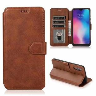 For Xiaomi Mi 9 Shockproof PU + TPU Leather Phone Case(Brown)