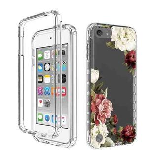 PC+TPU Transparent Painted Phone Case For iPod Touch 6(Rose)