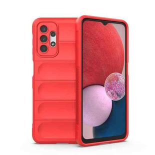 For Samsung Galaxy A13 5G / 4G Magic Shield TPU + Flannel Phone Case(Red)