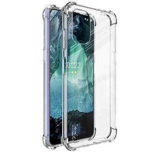 For Nokia G11 / G21 IMAK All Coverage Shockproof Airbag TPU Case with Screen Protector(Transparent)