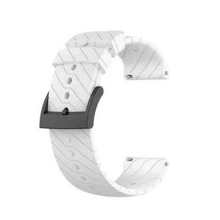 For Suunto 7 Lightning Silicone Watch Band(White)