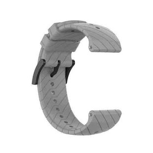 For Suunto 7 Lightning Silicone Watch Band(Gray)