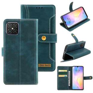 For Huawei nova 8 SE Copper Buckle Leather Phone Case(Green)