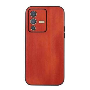 For vivo S12 5G / V23 5G Yellow Cow Texture PU Phone Case(Brown)