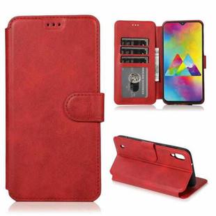 For Samsung Galaxy M10 Shockproof PU + TPU Leather Phone Case(Red)
