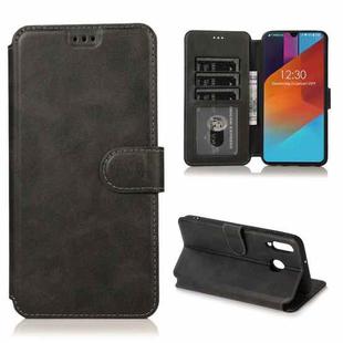 For Samsung Galaxy M30 Shockproof PU + TPU Leather Phone Case(Black)