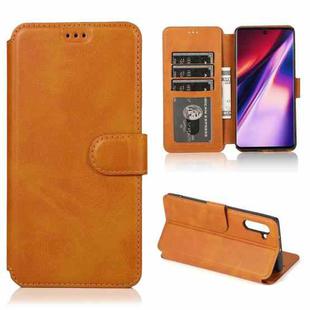 For Samsung Galaxy Note10 Shockproof PU + TPU Leather Phone Case(Khaki)