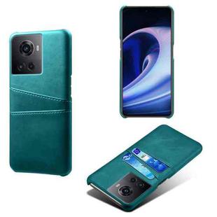 For OnePlus Ace Calf Texture PC + PU Phone Case(Green)