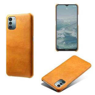 For Nokia G21 Calf Texture PC + PU Phone Case(Orange)