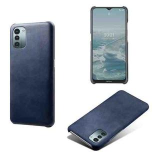 For Nokia G21 Calf Texture PC + PU Phone Case(Blue)