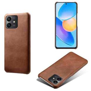 For Honor Play6T Pro Calf Texture PC + PU Phone Case(Brown)