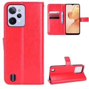 For OPPO Realme C31 Retro Crazy Horse Texture Leather Phone Case(Red)