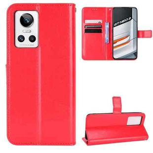 For OPPO Realme GT Neo3 Retro Crazy Horse Texture Leather Phone Case(Red)