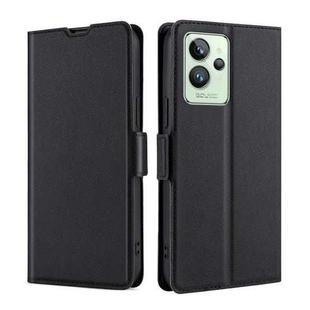 For OPPO Realme GT2 Pro Ultra-thin Voltage Side Buckle  Horizontal Flip Leather Phone Case(Black)