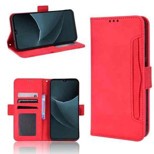 For Blackview A95 Skin Feel Calf Texture Card Slots Leather Phone Case(Red)