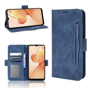 For OPPO Realme C31 Skin Feel Calf Texture Card Slots Leather Phone Case(Blue)