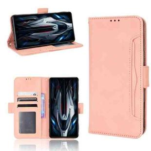 For Xiaomi Poco F4 GT / Redmi K50 Gaming Skin Feel Calf Texture Card Slots Leather Phone Case(Pink)