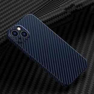 Carbon Fiber Texture Phone Case For iPhone 13(Blue)