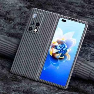 For Huawei Mate X2 Carbon Fiber Texture Phone Case(Black)