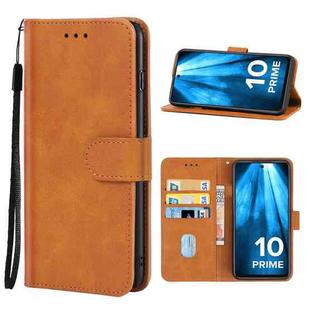 For Xiaomi Redmi 10 Prime 2022 Leather Phone Case(Brown)