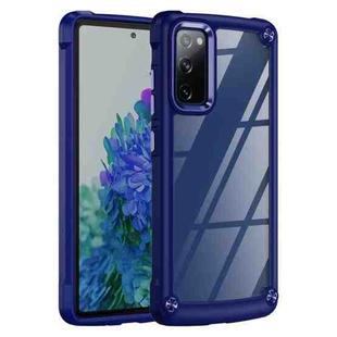 For Samsung Galaxy S20 FE 5G TPU + PC Lens Protection Phone Case(Blue)