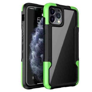 For iPhone 13 Pro Armor Acrylic 3 in 1 Phone Case (Green)