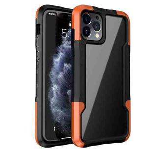 For iPhone 11 Pro Max Armor Acrylic 3 in 1 Phone Case (Orange)