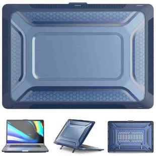 TPU + PC Laptop Protective Case For MacBook Pro 16 inch 2141(Sapphire Blue)