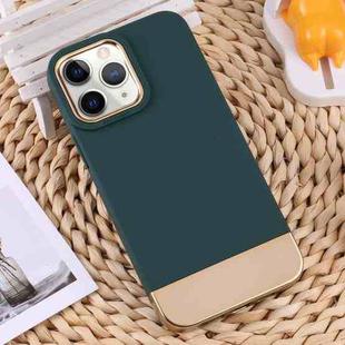 For iPhone 11 Pro TPU + Electroplated PC Phone Case (Green)