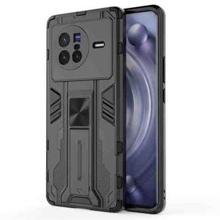 For vivo X80 Supersonic PC + TPU Shock-proof Phone Case(Black)