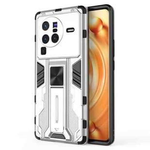For vivo X80 Pro Supersonic PC + TPU Shock-proof Phone Case(Silver)