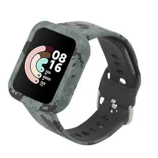 For Xiaomi Redmi Watch Camouflage Silicone Watch Band(Grey)