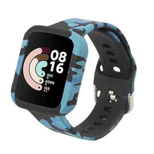 For Xiaomi Redmi Watch 2 / 2 Lite Camouflage Silicone Watch Band(Blue)