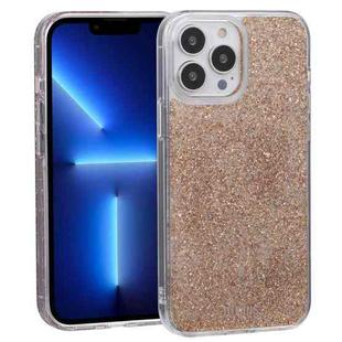 For iPhone 13 Pro DFANS DESIGN Starry Sky Epoxy Phone Case (Gold)