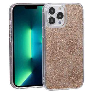 For iPhone 13 Pro Max DFANS DESIGN Starry Sky Epoxy Phone Case (Gold)
