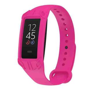 For Amazon Halo View Silicone Integrated Watch Band(Rose Red)