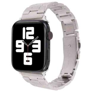 Small Waist Quick Release Watch Band For Apple Watch Series 8&7 41mm / SE 2&6&SE&5&4 40mm / 3&2&1 38mm(Silver)
