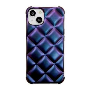 For iPhone 13 Pro Max Rhombic Texture Chameleon TPU Phone Case (Purple)