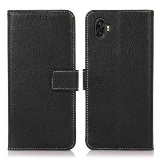 For Samsung Galaxy Xcover6 Pro Litchi Texture Horizontal Flip Leather Phone Case(Black)