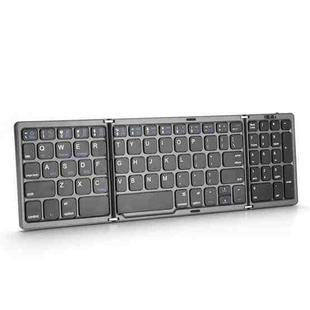 B089 Bluetooth Foldable Keyboard with Numeric(Grey)