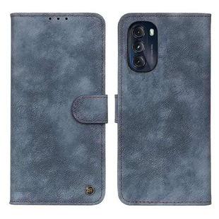 For Motorola Moto G 5G 2022 Antelope Texture Magnetic Buckle Leather Phone Case(Blue)